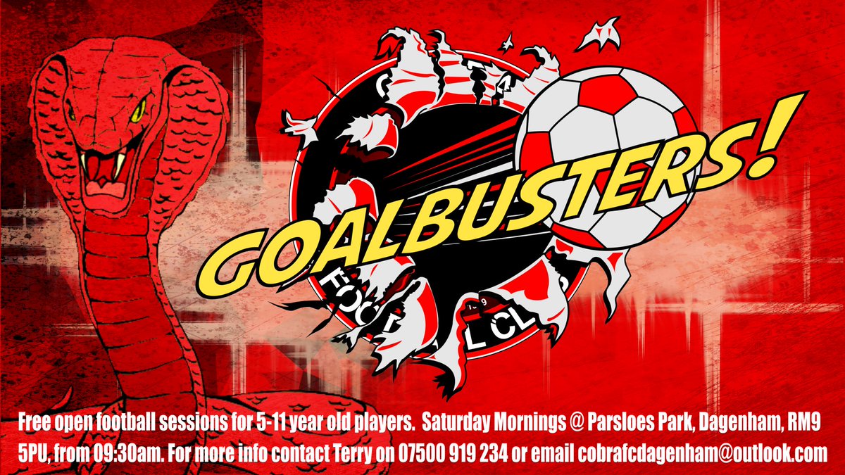It’s a bit late in the evening I admit, but forgot earlier to let people know our GoalBusters group returns tomorrow morning along with the rest of our teams 🐍⚽️⚽️🐍

A free and open group aimed at young beginners, come over in the morning and join in for a pre-Xmas runout ⚽️