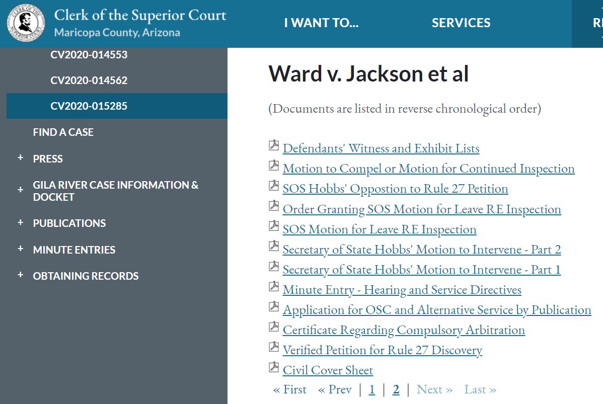 AZ Ward 5/6NOTE: All of these efforts to intervene & file amicus briefs in Ward v Jackson litigation belie some folks' claims that "all of these irregularities claims are nothing-burgers."& hello to the morally bankrupt ginners-up of hate mobs at  @ProjectLincoln!