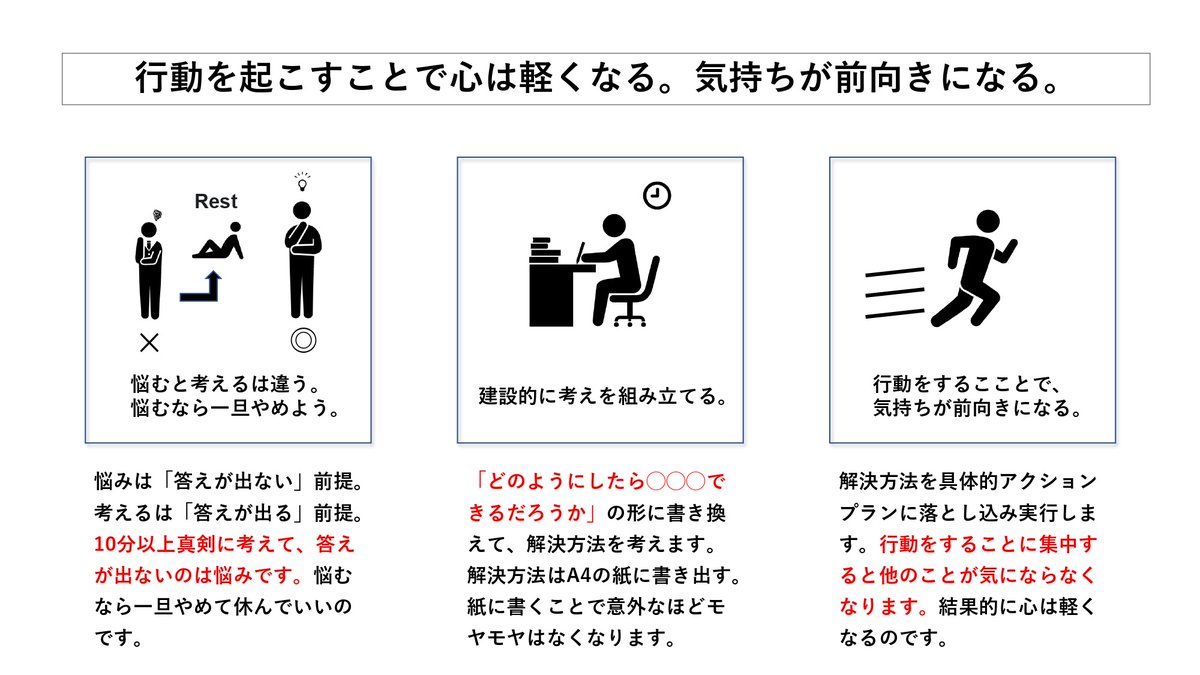 hiro_signore's tweet photo. 心の整え方についてまとめました。人は心が原動力です。なぜなら、心が整っていなければ何事も上手くいきません。幸せを感じることもできません。だから、心を整えることが大切なのです。アドラー心理学の一つ”課題の分離”が最重要だと思っていて、心をストレスから解放するのにとても役に立ちました。 https://t.co/dLCfef9mzr
