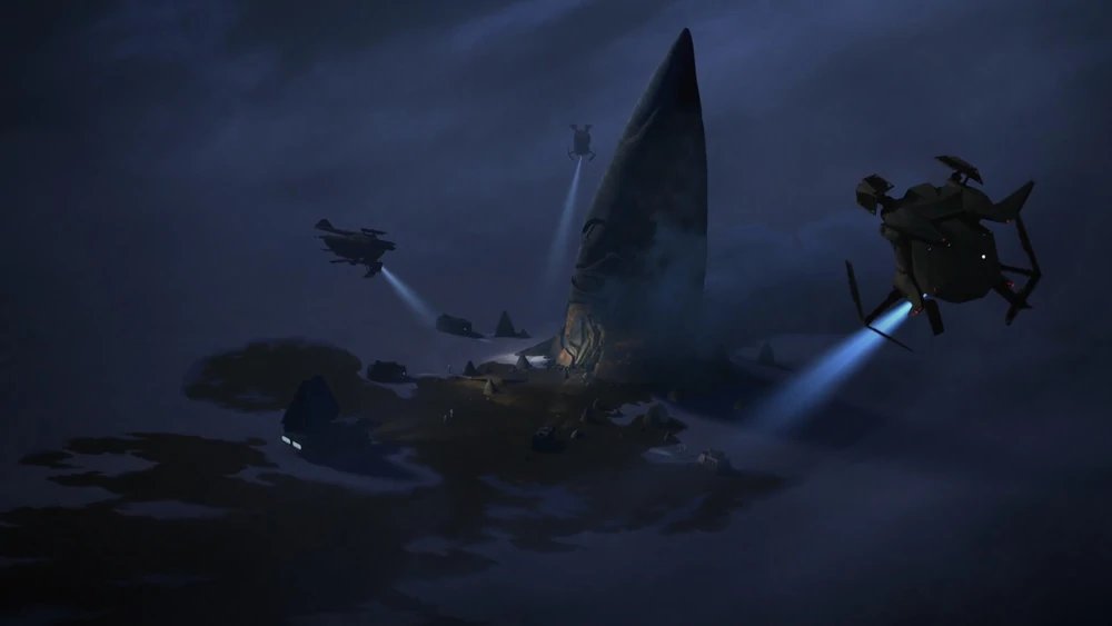 During the Galactic Civil War, a few Jedi discovered that the Temple also contained a pathway to something called the World Between Worlds, wherein all of time and space were connected by the Force.