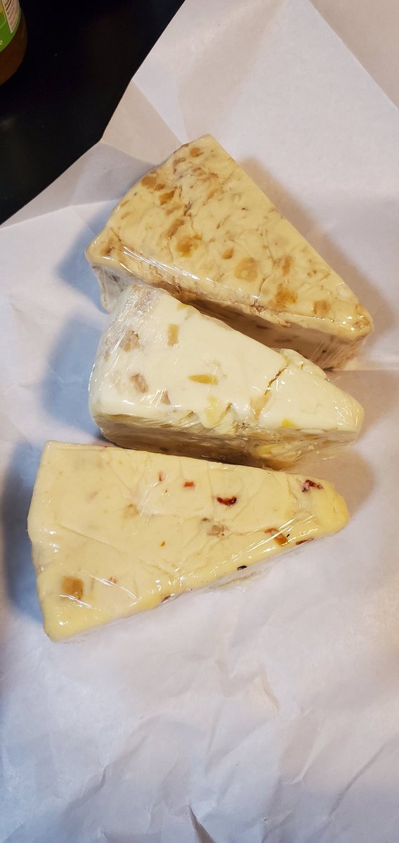vickyyyf's tweet photo. Had a good week at work so decided to buy some good old Wensleydale with fruit as a treat. Because of import costs and the fact I clearly have no idea about how much "200g" is, I have now had to officially file for bankruptcy. But, at least I do have a *lot* of good cheese. https://t.co/3u3Rztk1SM
