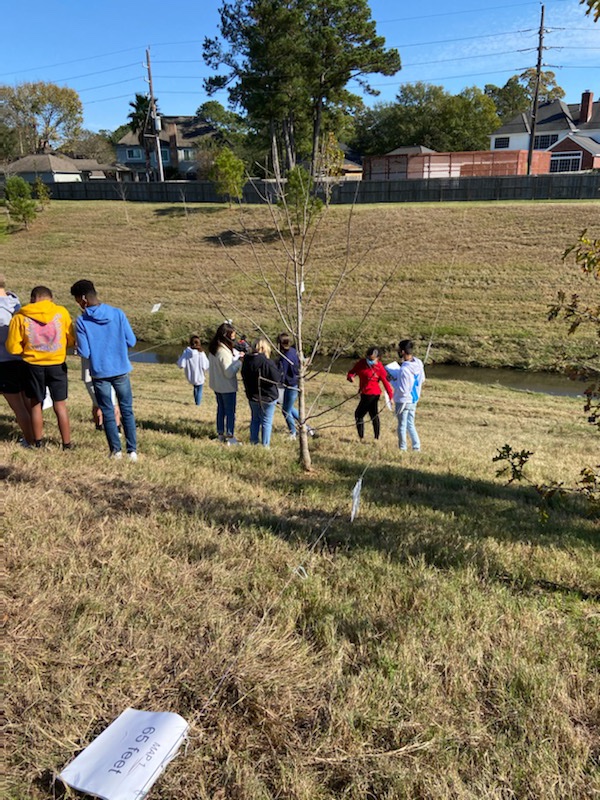 HumbleISD_AMS's tweet photo. What a busy Friday in the 🅰️!  
Mr. Freeman’s science class created topographic maps of Rogers Gully (behind AMS) today.  They really enjoyed this activity &amp; outdoor class is proving to be the best!!  ☀️#TopoMaps #LightTheWay #AtascaTigers 🐅 https://t.co/WKKYVMzxWK