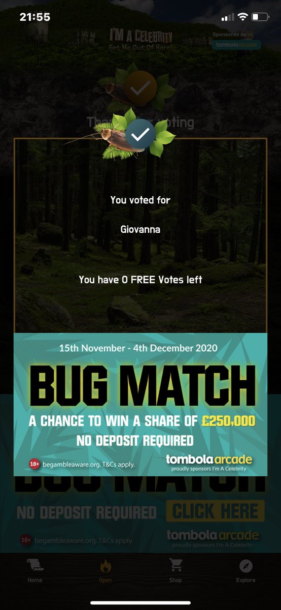 CarrieeMcFly's tweet photo. All votes for @MrsGiFletcher again!! COME ON GI!!! @TomFletcher @antanddec @imacelebrity #QueenGi #GiToWin #ImACelebrity https://t.co/j6dRwINnSu