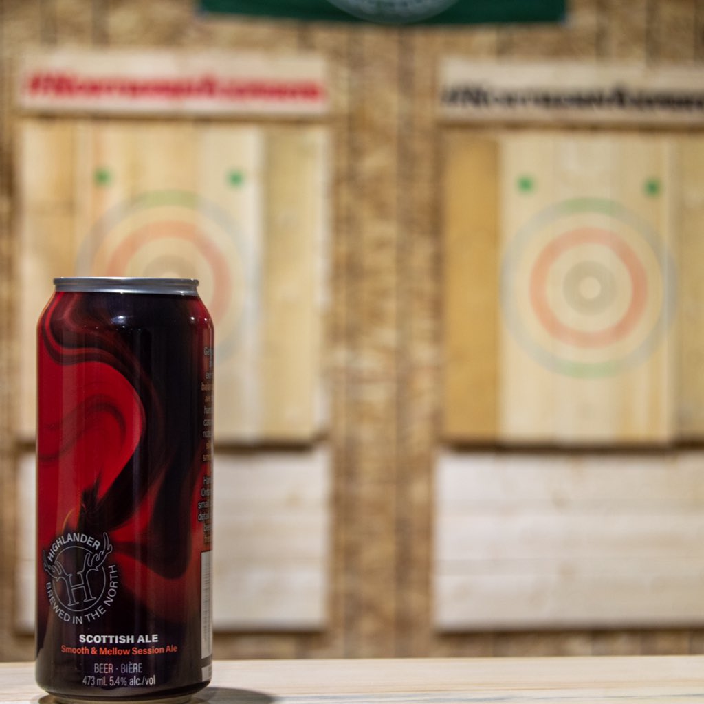 highlanderbrew's tweet image. Our Scottish Ale’s on target 🎯 and made with UK malts and Edinburgh yeast! Sláinte! 🍻