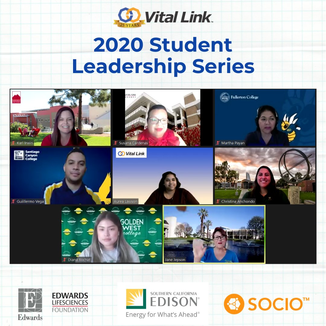 VitalLink_CA's tweet photo. Did you miss the Student Leadership Series live panel? This week we heard from colleges across Orange County!
You can find past panels on the app! Don't miss the LAST live panel on 12/11 @ 3 PM
#SLS2020 #vitallinkoc https://t.co/z6kA8y28or