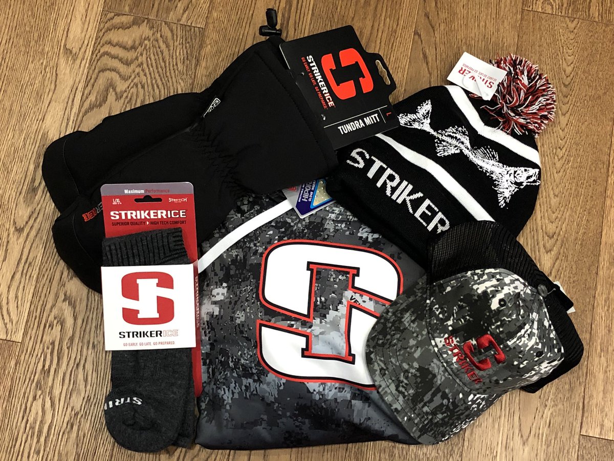 FishHardDave's tweet photo. Christmas came early!🎅🏻🎅🏻🎅🏻C’mon ice, let’s go! #StrikerBrands #GoEarlyGoLateGoPrepared #IceFishing https://t.co/8Pwv4Ew5ZQ