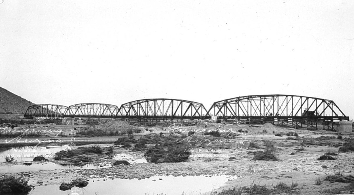 StateLibAZ's tweet photo. Road trip! πΊπ
The Historic Gillespie Dam Bridge is only about an hour's drive southwest of downtown Phoenix.
Learn more about this bridge, which is on the National Register of Historic Places: https://t.co/THQ3VePSHM
#ArizonaMemoryProjectPartners https://t.co/M43M9uN80F
