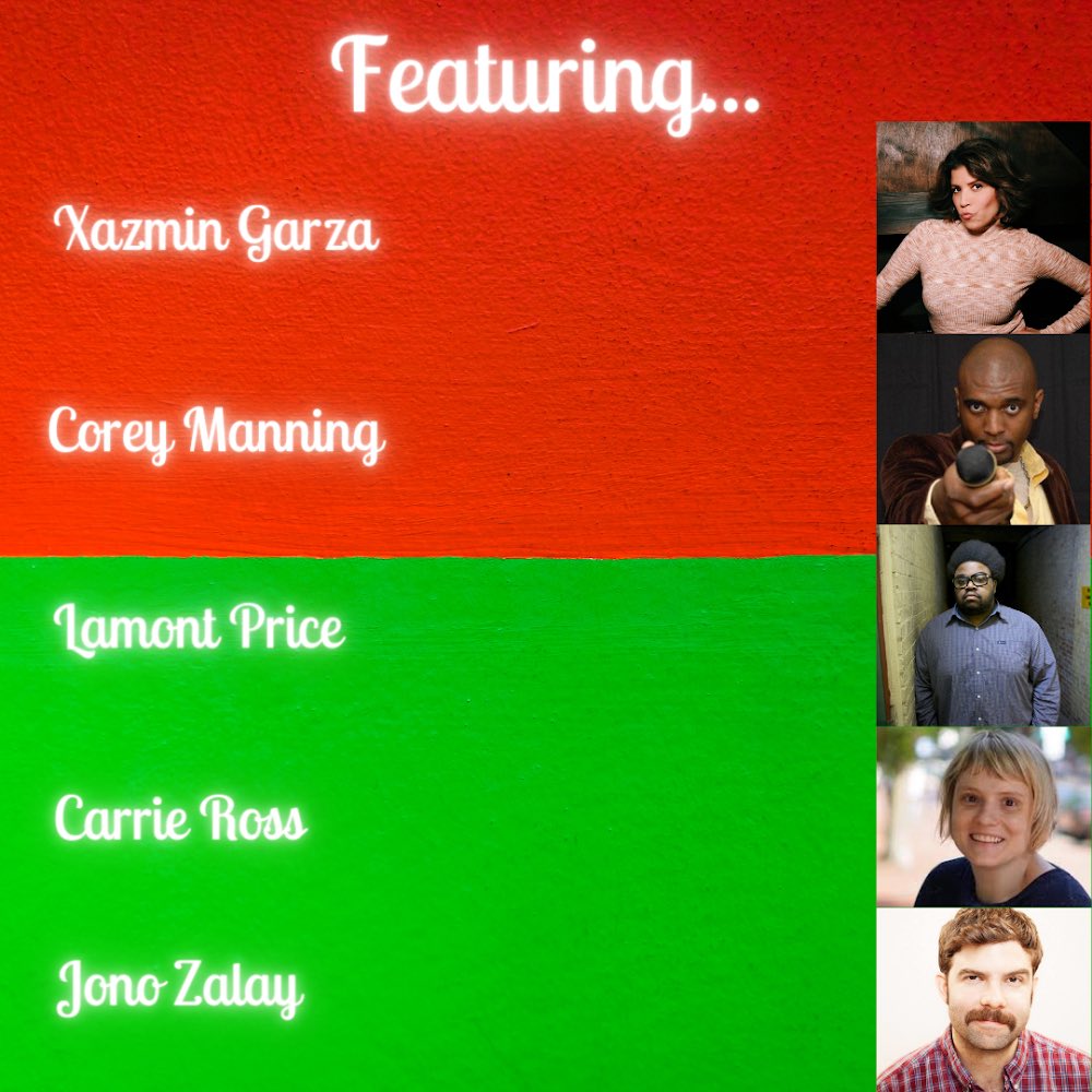 TheComedyStudio's tweet photo. Get in the Christmas spirit with a live virtual stand-up show tonight at 8! Featuring @StartsWithanX, @coreymanning, @LPizzle, @chargooond, and @JonoZalay! Tickets available here: https://t.co/T8ZwFQK5Nb https://t.co/gbiGg6kTSk