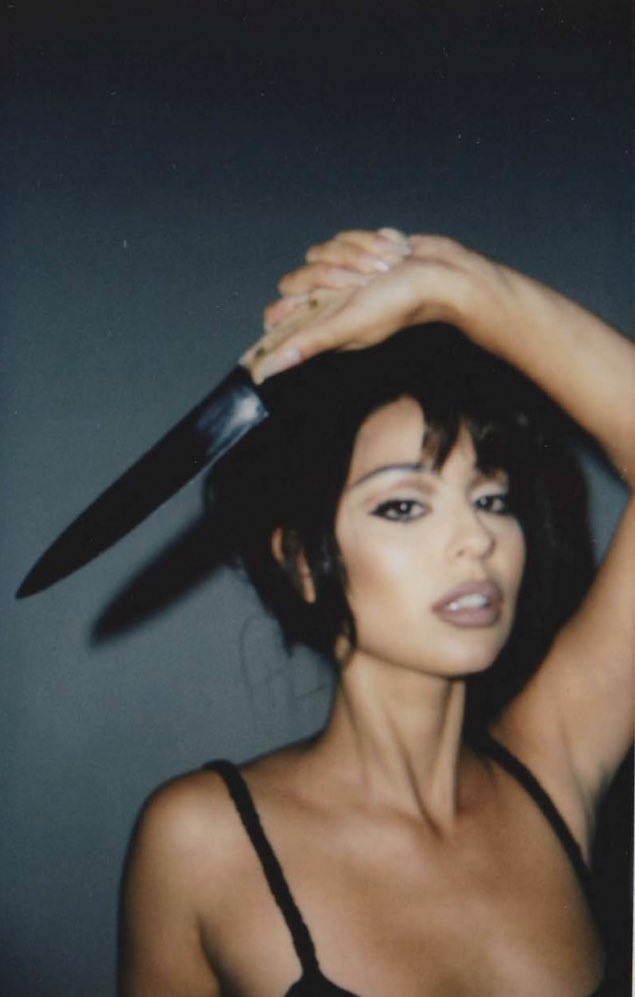 angrybIack's tweet image. alexa demie for cultured mag through polaroids