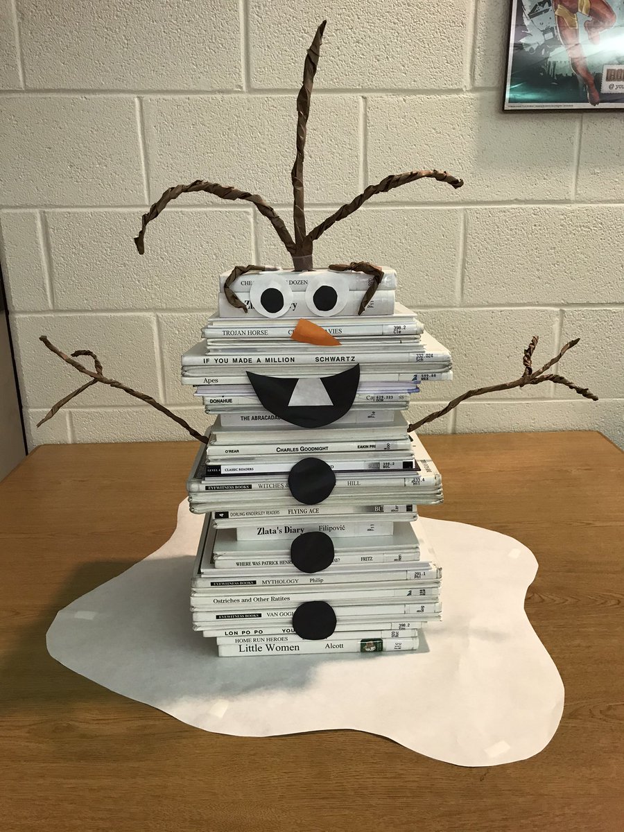 RSMSLibrary's tweet photo. We’re feeling some winter vibes in the @RSMSKNIGHTS library! Come take a look at our winter books display ❄️☃️ https://t.co/3fKTXXzEMJ