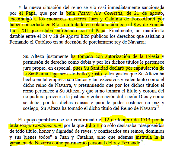 JorgePay1's tweet photo. @ferrandez_javi @Derecho_UA @FecheteCarina @marialicante13 @MariaRosPretel @guillem_sara @JoseCre32024787 @AndreaToms13 @Lateiv1 En el caso de #Navarra, fueron dos bulas de #JulioII. En la imagen puede ver una referencia a las mismas tomadas de un trabajo de la profa. Sánchez Prieto disponible aquí:
https://t.co/dKulaeeJuX https://t.co/396tUeUuiw