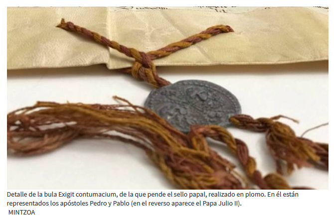 JorgePay1's tweet photo. @ferrandez_javi @Derecho_UA @FecheteCarina @marialicante13 @MariaRosPretel @guillem_sara @JoseCre32024787 @AndreaToms13 @Lateiv1 En el caso de #Navarra, fueron dos bulas de #JulioII. En la imagen puede ver una referencia a las mismas tomadas de un trabajo de la profa. Sánchez Prieto disponible aquí:
https://t.co/dKulaeeJuX https://t.co/396tUeUuiw