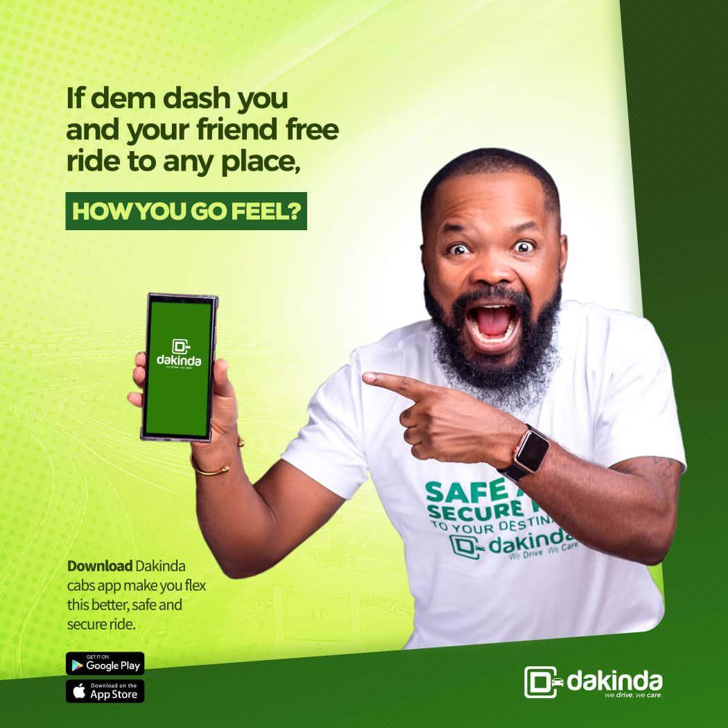 DakindaCabs's tweet photo. What did you hear about free ride and comfort with Dakinda?                             You don't want to miss out of the 3days free ride from 5-7dec.
Download Dakindacabs to enjoy free rides and alot of other exciting benefits.
#abujacommunity #Abuja #Rideontime https://t.co/StZQsdROO7