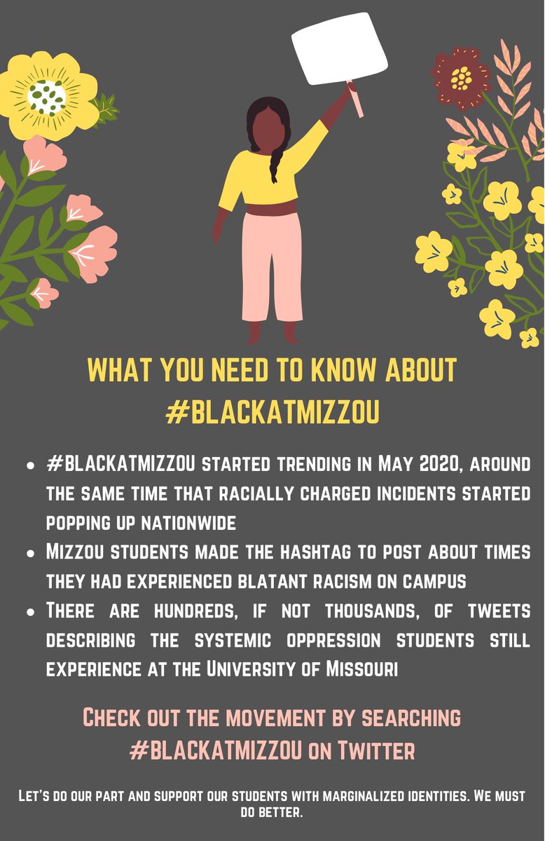 Search #BLACKATMIZZOU to see how Black students are treated at the University of Missouri. We have to know our past to fix our future.