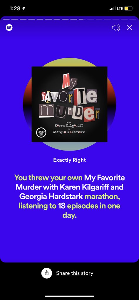 I feel like I should be embarrassed by these numbers but I’m not because I will stay sexy and not get murdered y’all😂. <a href="/MyFavMurder/">My Favorite Murder</a> @KarenKilgariff <a href="/GHardstark/">Georgia Hardstark</a> <a href="/StevenRayMorris/">Steven Ray Morris</a>
