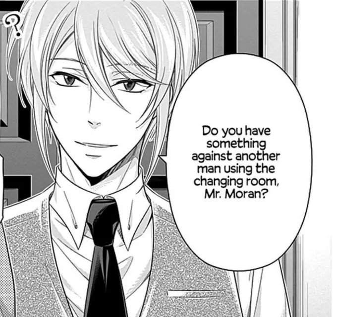 In this way the writer is bringing trans identity into the conversation, not the fans, the writer. I also want to point out how the scene is framed, as a discussion of whether or not a trans man can use a man's changing room. This wasn't the big issue in the 1800s+