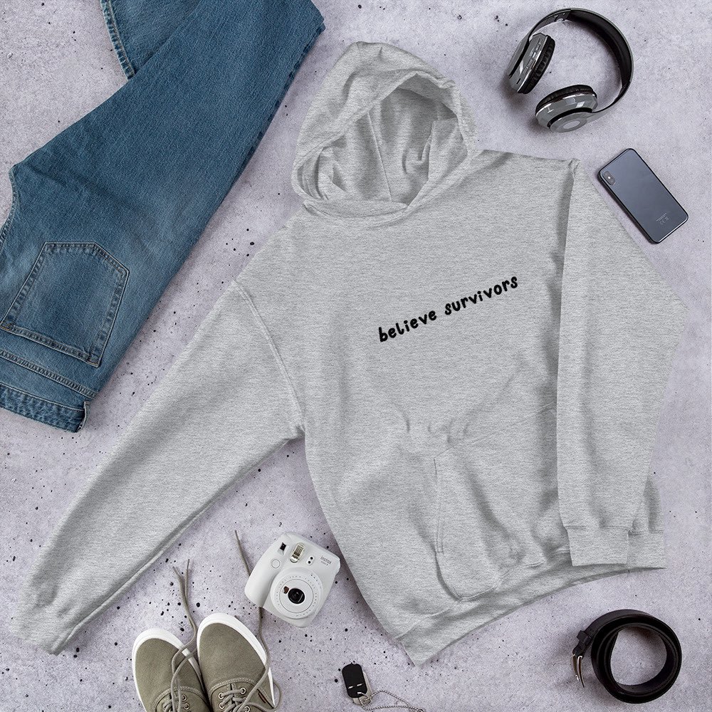 allyswag618's tweet photo. Happy December!! The Believe Survivors Winter 2020 Edition apparel is now available for purchase! 🤩💙🎗

@SCARfoundation we will be donating 50% of the proceeds to the Raleigh NC Protection Alliance!! 😊 

#BelieveSurvivors https://t.co/Tvawc0sROz