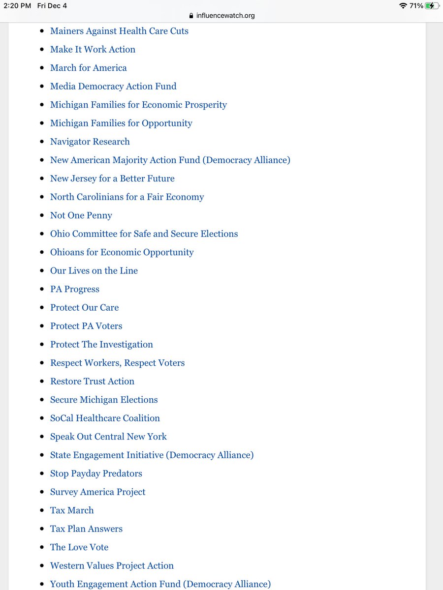 Sixteen Thirty funds fake "pop-up" groups.Take a look at the list.This is how the United Nations and all those spooky Globalists have infiltrated your cities and states and affected your local legislation.