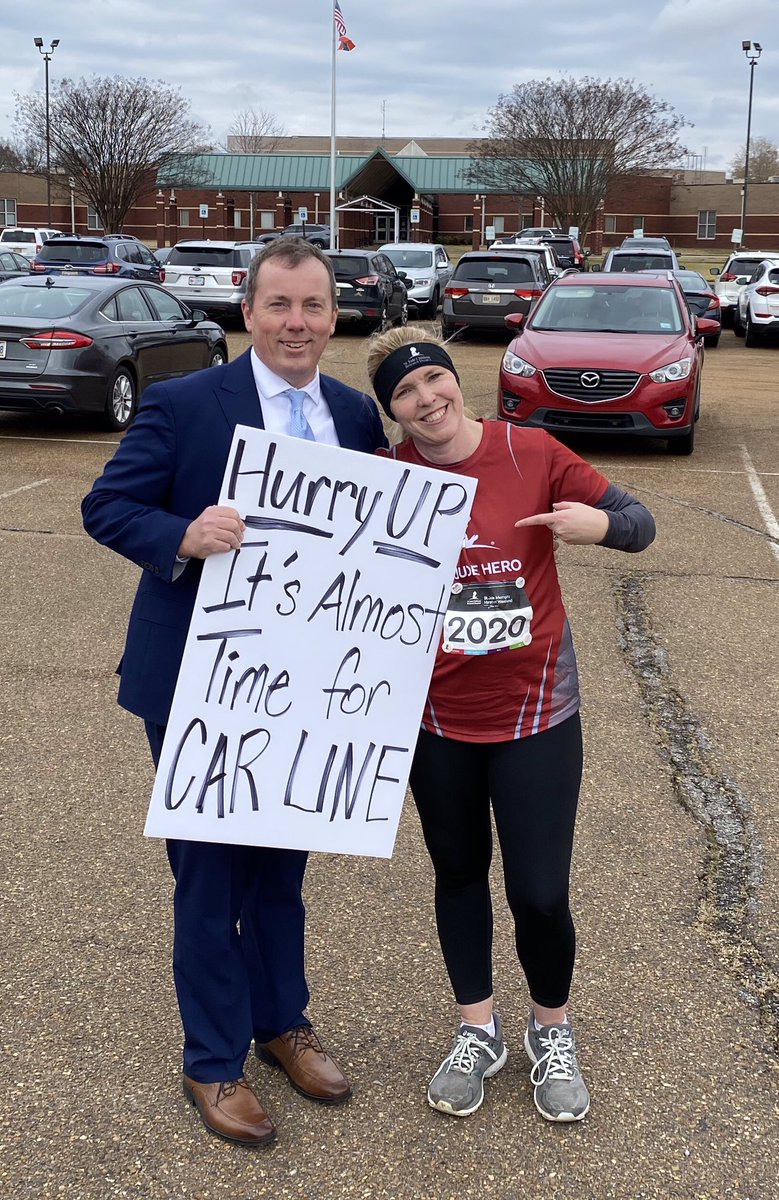 One of my favorite signs from #StJudeHalfMarathon race today. And yes with 70% Friday, I had to finish running around the schools before car line. #RunforStJude #StJudeHeroes #TeamDCS #All4TheKids