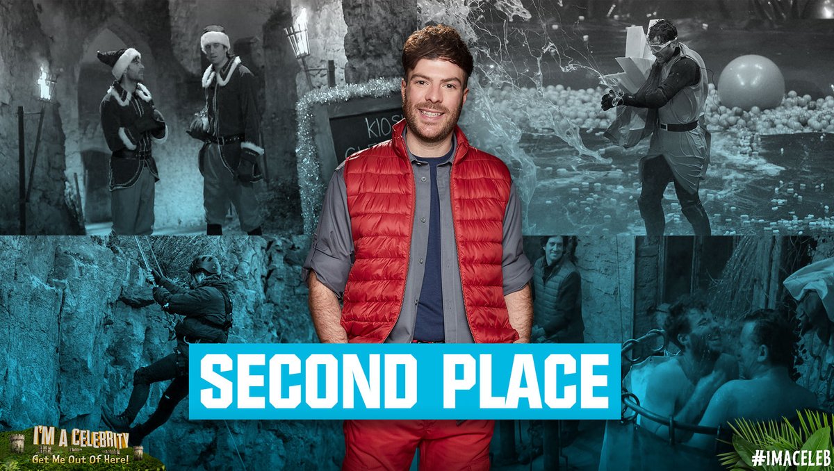 I'm A Celebrity... (@imacelebrity) on Twitter photo Heβs been on an INCREDIBLE journey - <a href="/jordannorth1/">Jordan North</a> finishes in second place! And what a happy place it is too π #ImACeleb Heβs been on an INCREDIBLE journey - <a href="/jordannorth1/">Jordan North</a> finishes in second place! And what a happy place it is too π #ImACeleb