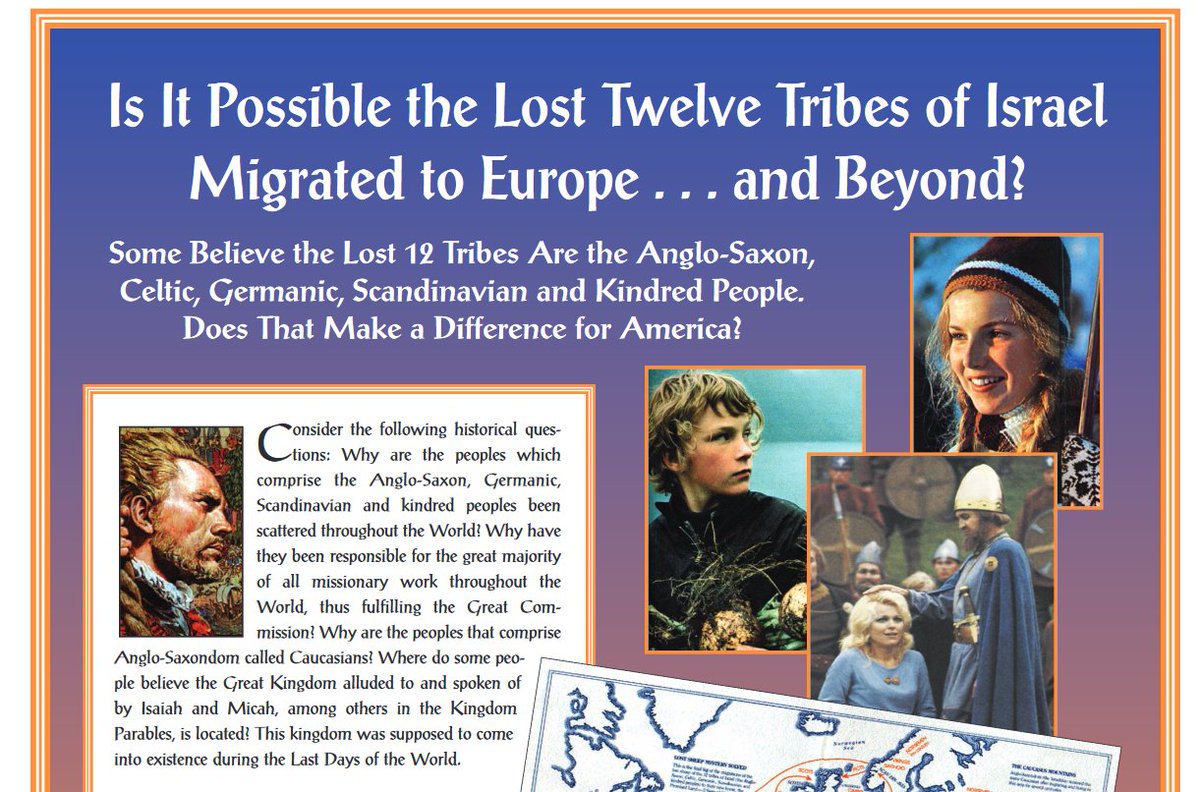 Here's a full page ad in the right-wing conspiratorial American Free Press in 2007 for an 11 x 17 version of the Reformation of Israel's Vision in the West Map. I may have purchased one at some point; I can't remember.