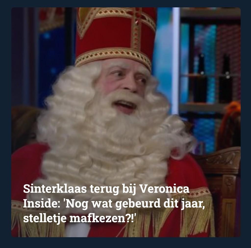 #Sinterllaas bij #veronicainside
🤣🤣🤣🤣🤣