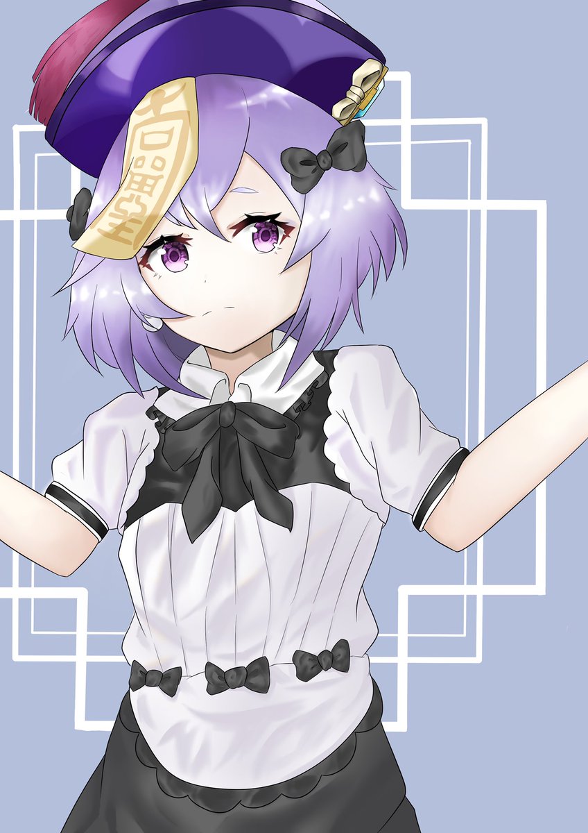 Hojisketch Jin Maid Qiqi 七七原神 Genshinimpactfanart Genshinimpact Qiqigenshinimpact 七七原神