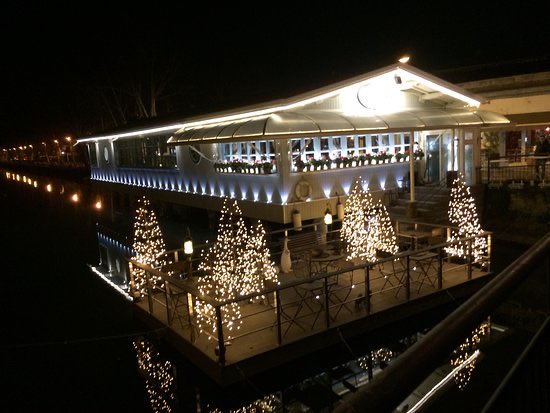 RomeiAlice's tweet photo. a very popular destination among tourists in Marina Di Massa is the fantastic restaurant on the water.
you can enjoy a tasty dish on the raft in the water among the swans and ducks🦆🦢🗾 https://t.co/ULV2joZvwX