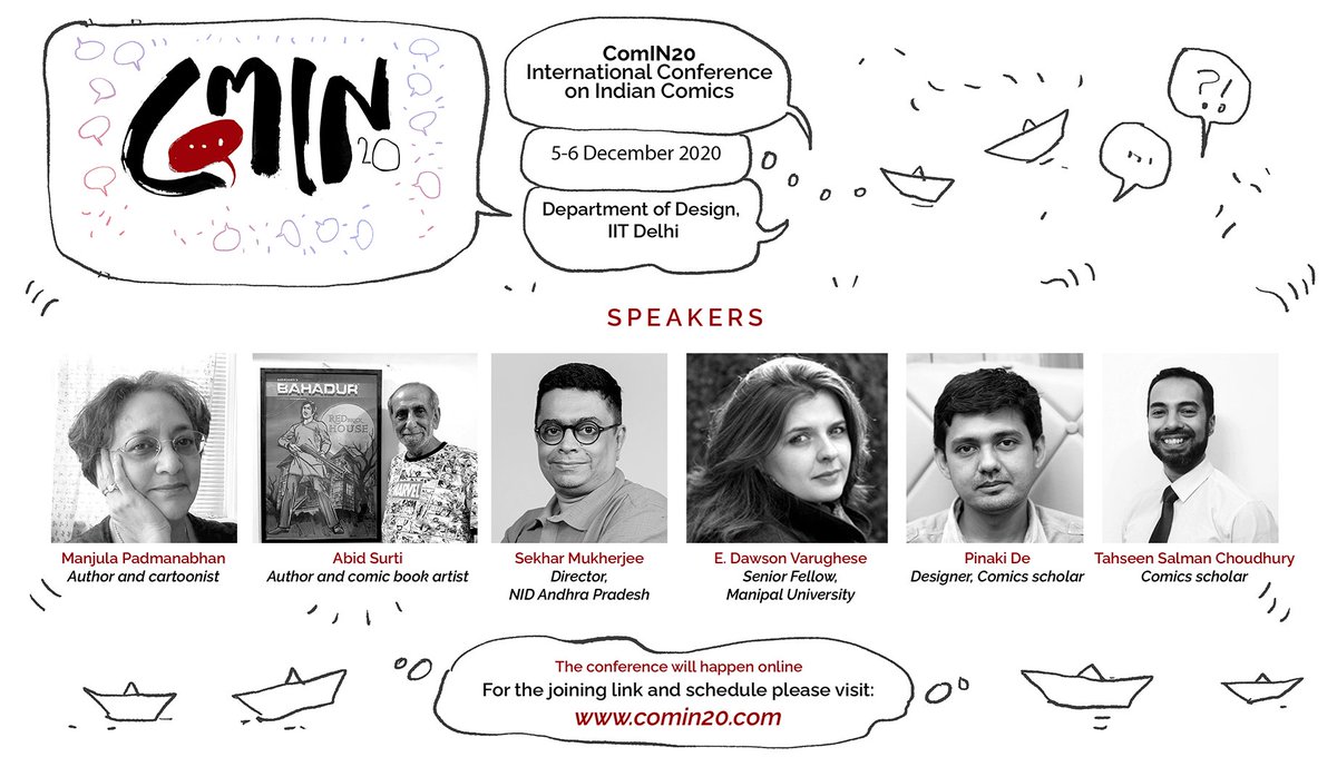 ramgopal_rao's tweet image. International Conference on Indian Comics by the Department of Design, IIT Delhi. A unique event. 
comin20.com

Online event and free to attend. #iitdelhi @iitdelhi @iitdaa @EduMinOfIndia @DrRPNishank