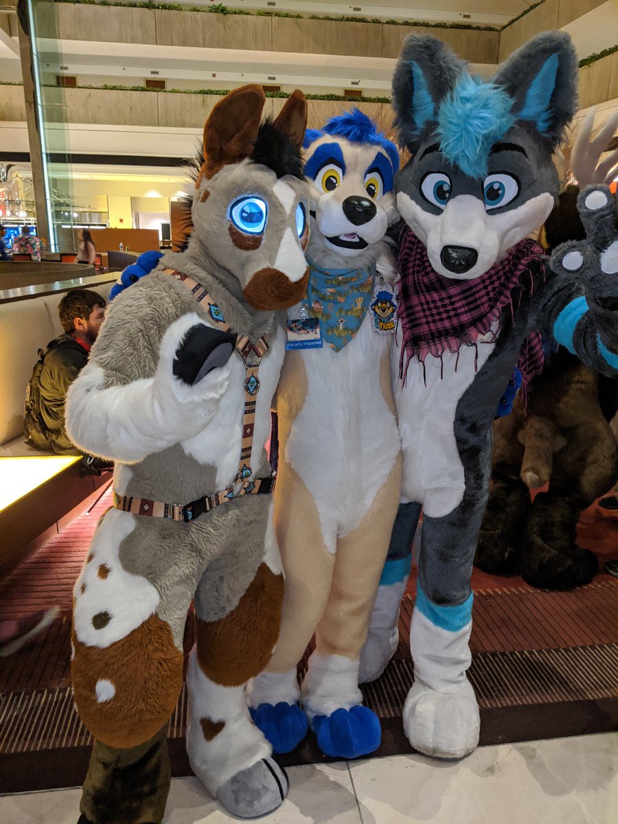 PatchesTheHorse's tweet image. You meet the best people @FurFest! 🥰

#mff2020 #FursuitFriday