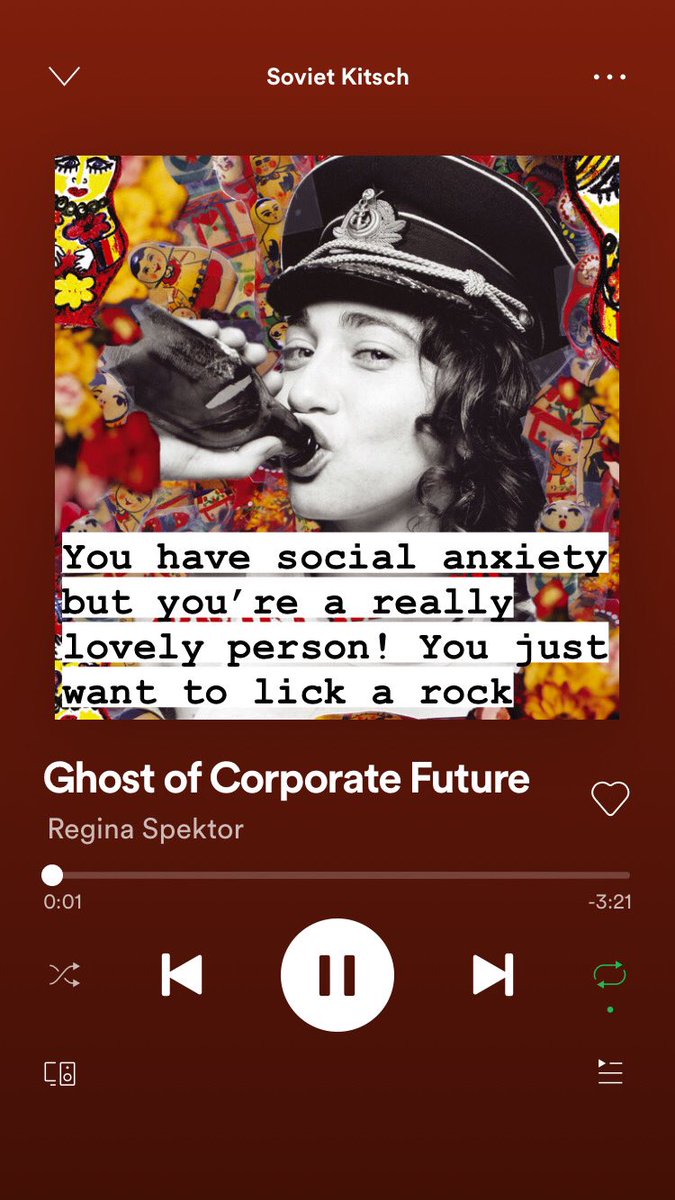 Ghost of a corporate future, chemo limo, some days, fidelity