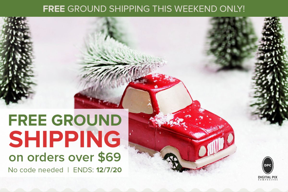 THIS WEEKEND: FREE GROUND SHIPPING ON ORDERS $69+! Don't miss out on the perfect Holiday Gift! Visit dpcpix.com/store or click the link in our Bio to start shopping! (Valid 12/4-12/7)