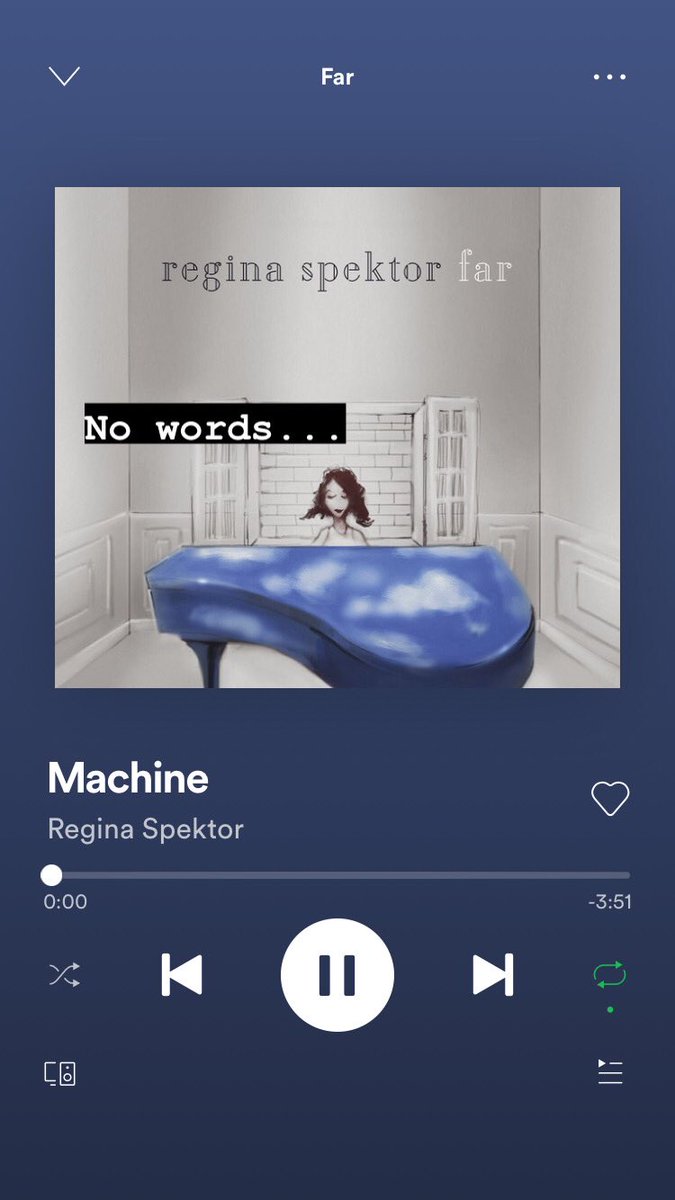 Blue lips, folding chair, machine, laughing with