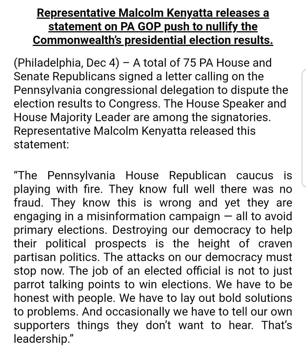 Rep. Malcolm Kenyatta, D-Philadelphia, has entered the chat.