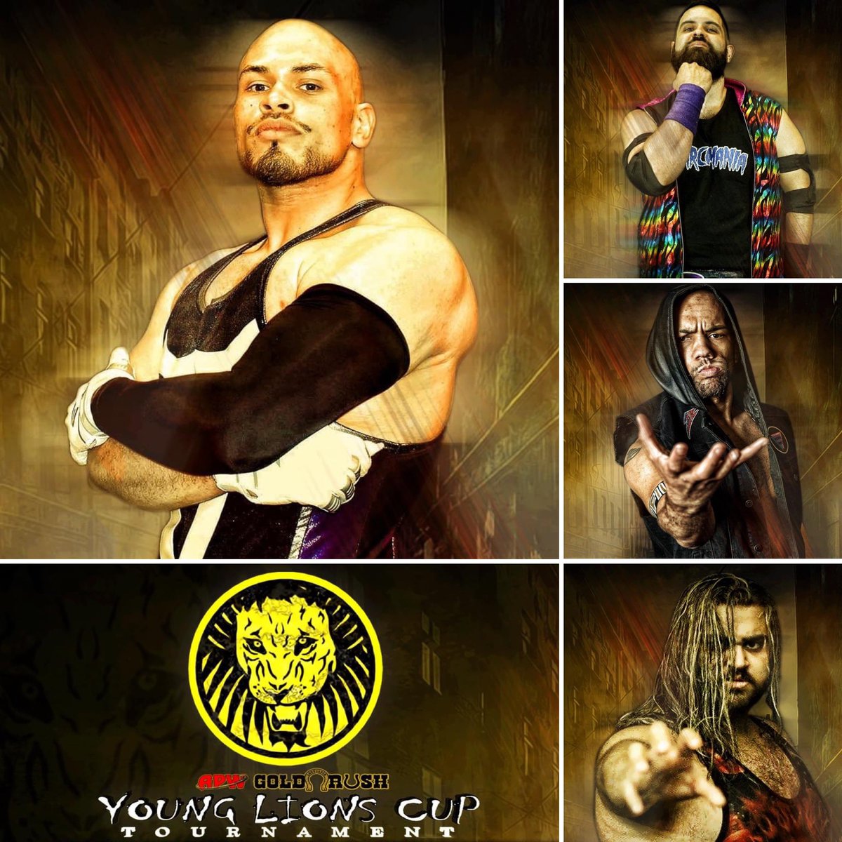 DonovanTroi's tweet photo. 13 Rising Young Stars have been announced thus far for the 2020 @allprowrestling @GoldRushPW Young Lions Cup Tournament! Only 3 more to be announced! Whose going to WIN this year?! 🦁 🏆 🧐 https://t.co/lEkjY6pFZV