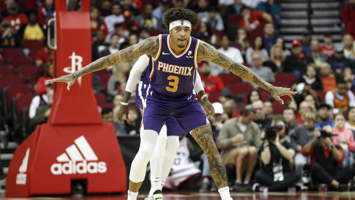 NBCSWarriors's tweet photo. Kelly Oubre can't wait to "wreak havoc" on the wings with Andrew Wiggins 
https://t.co/hBLUrQkH2K https://t.co/c0h6cLTpHZ