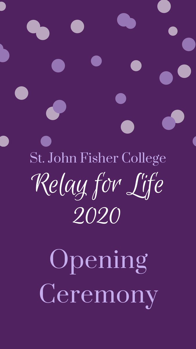 Head on over to Instagram or Facebook to watch our opening ceremony where we honor our survivors and caregivers! #relayforlife #sjfccac #finishthefight