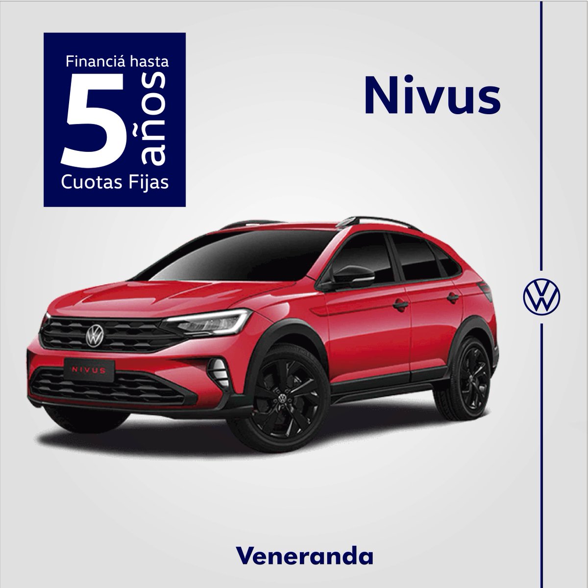VenerandaSA's tweet photo. 📣Financiá el nuevo #Nivus hasta en 5 años y retiralo en Diciembre 😎

Consultanos 📲 https://t.co/9PiKZZiJ9B https://t.co/sZZv4k5GyH