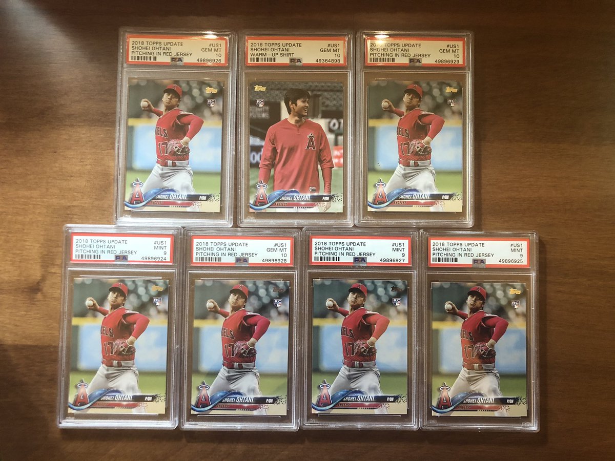 Not bad on the Ohtanis 4 outta 7). Glad the SP was a 10