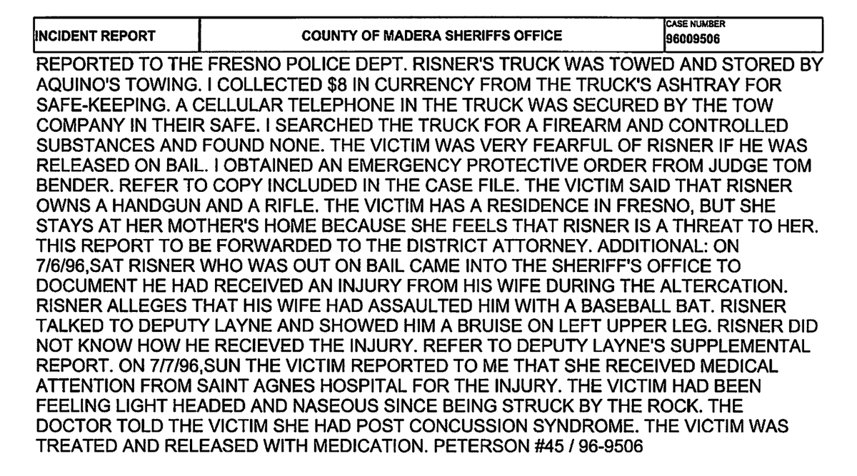 Chief Asst. City Attorney Randy Risner-sanctioned by a federal court for fraud-cleared Nyhoff's name after a sham investigation that led to Nyhoff firing three high-level city employees in retaliation-continuously attempts to undermine his history of domestic violence(CW)