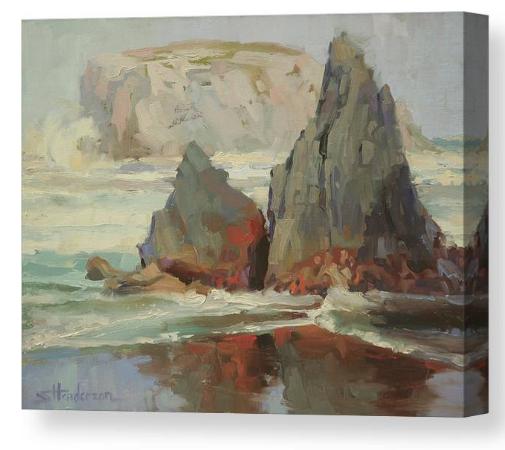 No take-out coffee gives the mental boost that a morning walk on the beach provides. Fresh, invigorating, and every day, new. Morning Tide, canvas art print -- bit.ly/3mHSI32
#morning #beach #coast #vacation