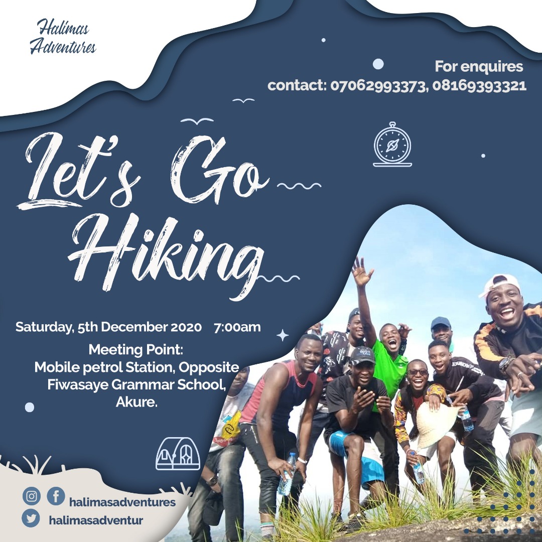 HalimasAdventur's tweet photo. Let's go hiking and unwind in nature. Join us as we explore nature and keep fit. 
#akure #nature #hiking #akurehikers #hikingadventures #halimasadventures #exploringondo #mountaineering https://t.co/Ou3NtRGgyH