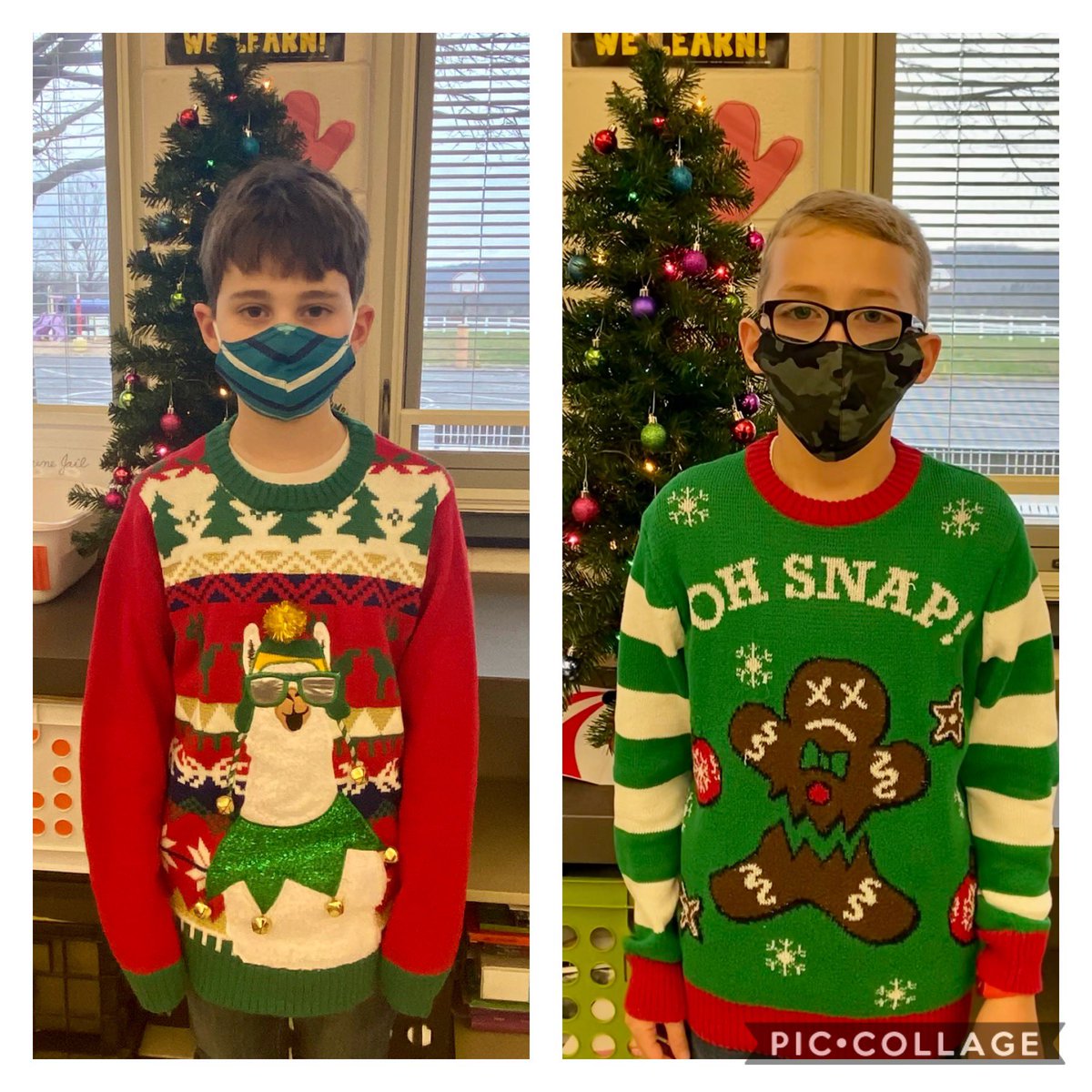 MrsMarchFC's tweet photo. Spreading some holiday cheer in our festive attire! 🎄😄❄️ #WhatMakesFCSpecial @OwenJRobertsFC https://t.co/yb4vtcFz7m
