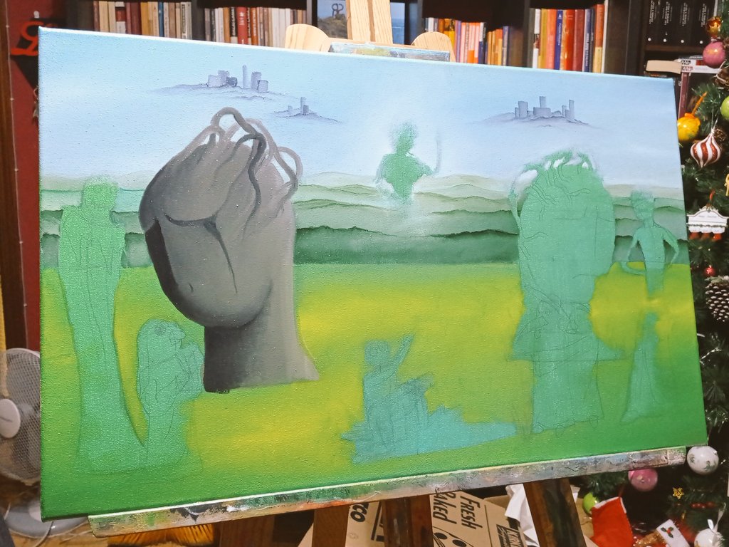 Próximo cuadro en proceso... #arte #art #artwork #pintura https://t.co/7tymPCHZv5