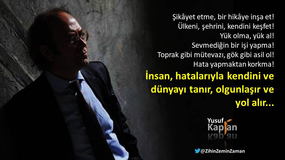 ZihinZeminZaman's tweet photo. "GENÇLERE TAVSİYELER

1-Şikâyet etme, bir hikâye inşa et!
2-Ülkeni, şehrini, kendini keşfet!
3-Yük olma,yük al!
4-Sevmediğin bir işi yapma!
5-Toprak gibi mütevazı, gök gibi asil ol!
6-Hata yapmaktan korkma! İnsan, hatalarıyla kendini ve dünyayı tanır, olgunlaşır ve yol alır..." https://t.co/n2ipyTDwwL
