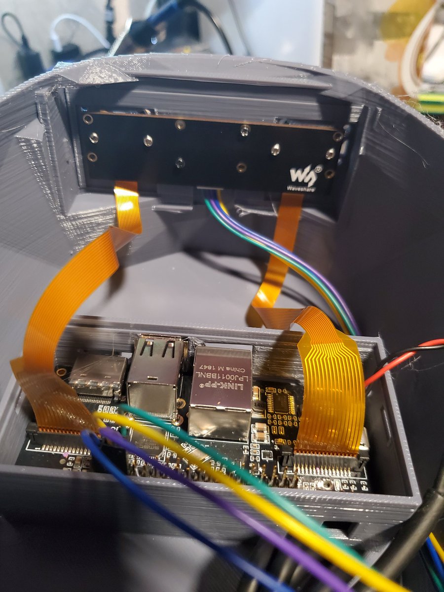 CMDannCA's tweet photo. Brian v2 with stereo camera board is assembled, he can see better now
#stereopi https://t.co/yo8TwvLKG2