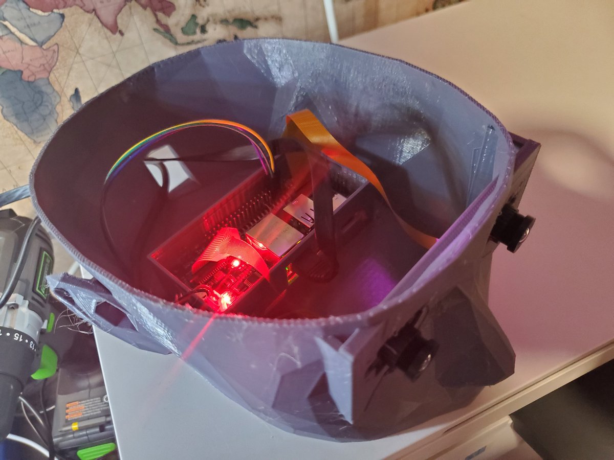 CMDannCA's tweet photo. Brian v2 with stereo camera board is assembled, he can see better now
#stereopi https://t.co/yo8TwvLKG2