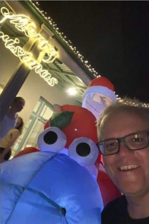 ItsBouquet's tweet photo. The Gospel according to Scottie.

And verily, Jesus said: 

"Do up your mansion like a gaudy $2 shop ... while the family you have exiled on an island continues to languish in torment." https://t.co/I3c3oYOYbt