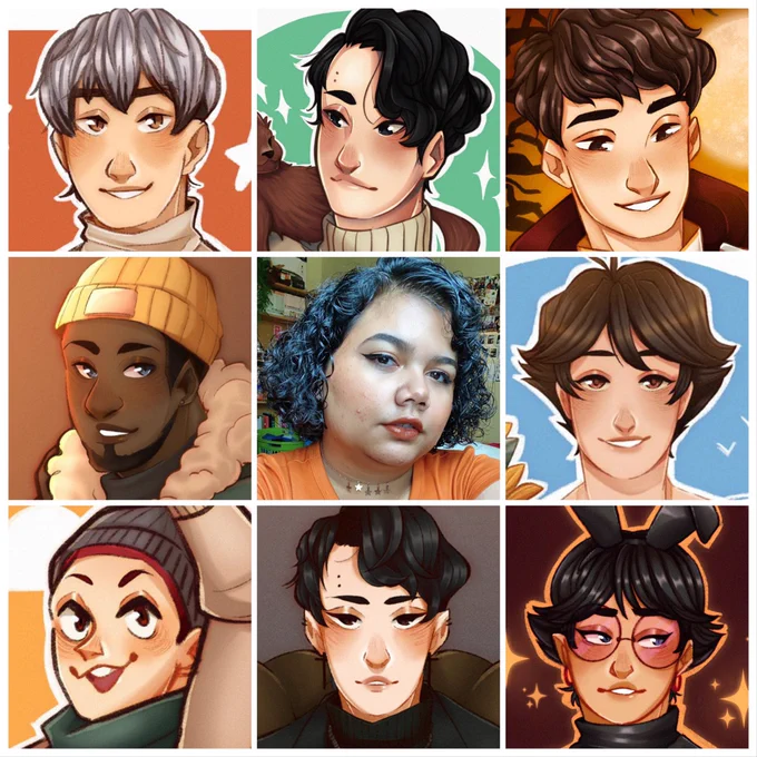 My hair is actually shorter now but it's the only nice picture I got lol I never think I look like my art #artvsartist2020 