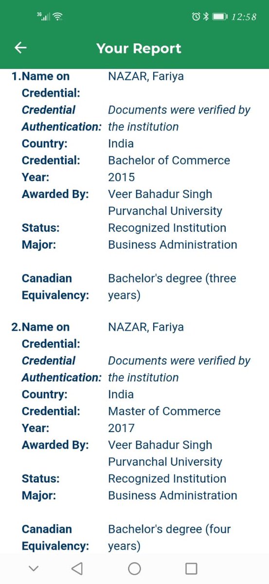 umarajmal1992's tweet photo. @CitImmCanada this report mean 2 certificates in CRS for an Express Entry, Or it count as a single bachelor?! https://t.co/9QzZKgmtnO